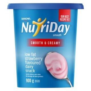Danone Nutriday Low Fat Smooth Strawbery Yoghurt 900g