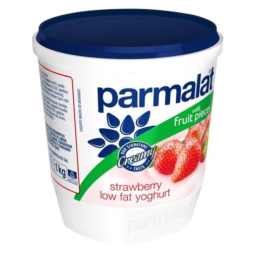 Parmalat Medium Fat Strawberry Yoghurt 1kg - Image 2