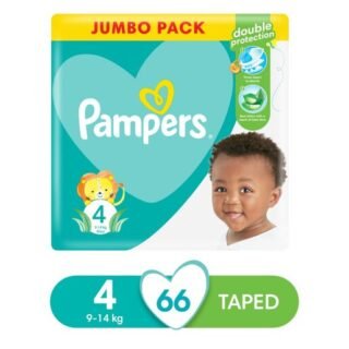Pampers Baby Dry Size 4 Jumbo Pack 66 Nappies