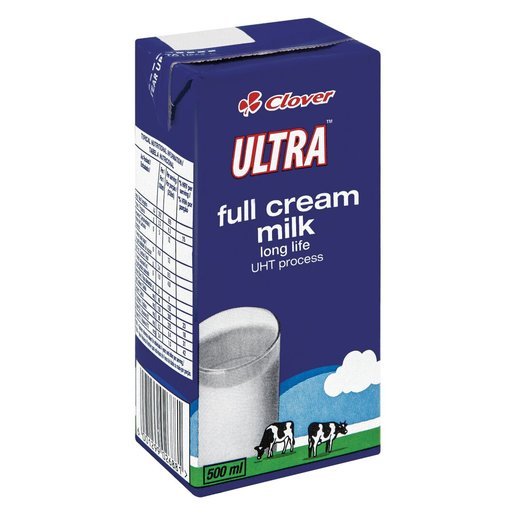 Clover Ultra Uht Full Cream Milk 500ml - Image 2
