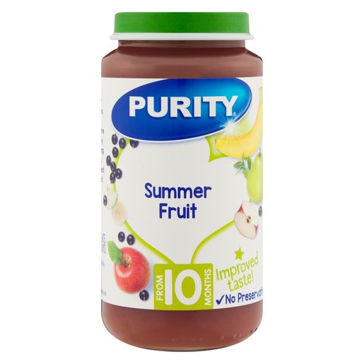 Purity Jar Summer Fruit 250ml from 10 Months