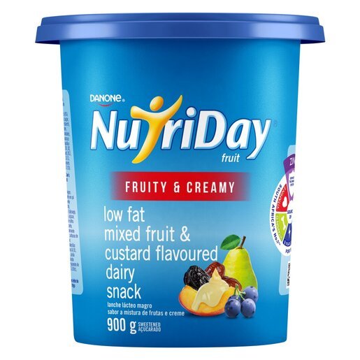 Danone Nutriday Low Fat Mixed Fruit & Custard Yoghurt 900g