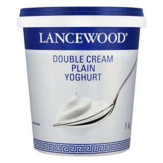 Lancewood Double Cream Plain Yoghurt 1kg