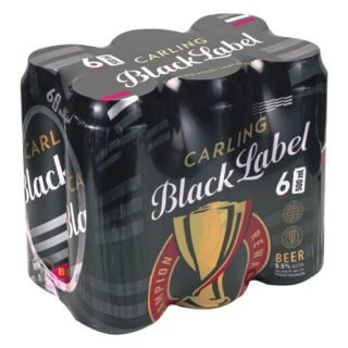 Carling Black Label Local Beer 6 x 500ml